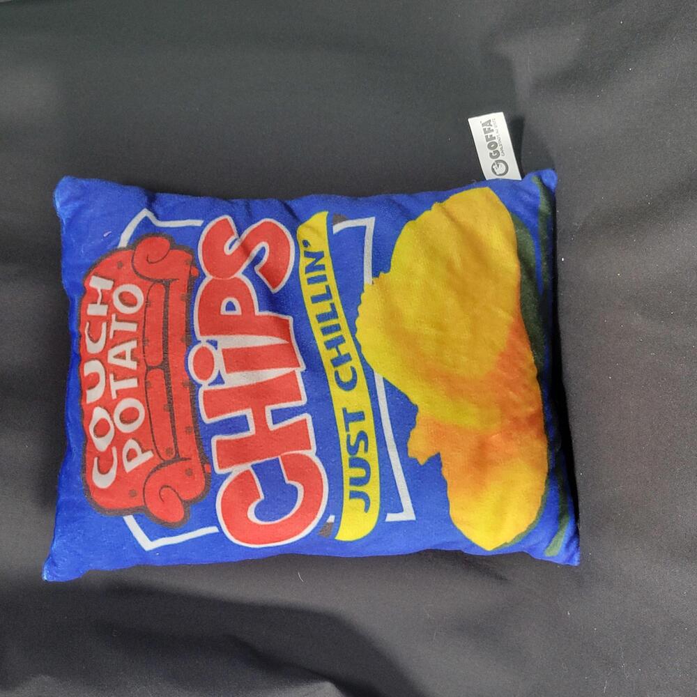 Couch Potato Chips Just Chillin' Decorative Pillow Cushion